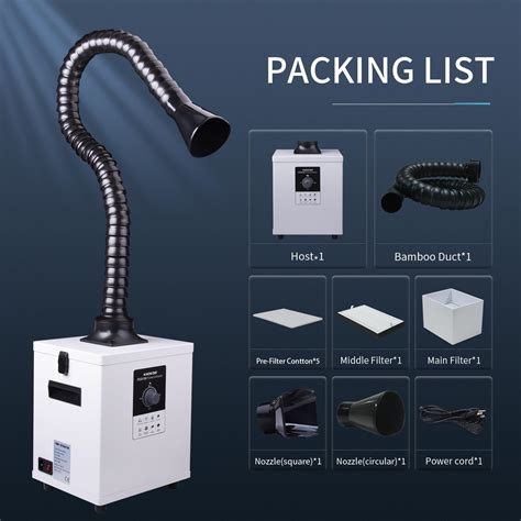 KNOKOO FES150 Solder Fume Extractor HEPA Filter, 150W India | Ubuy