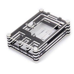 Amazon.in: Buy New Clear Black Shell Case Box Enclosure for Raspberry ...