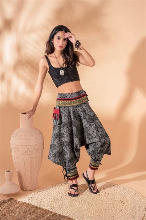 Buy Warbringer boho Harem Pant by The Veshti Company | Made in India