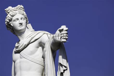 雕像,太阳神阿波罗,雕塑,古希腊,男性正版图片素材下载_ID:144976387 - Veer图库