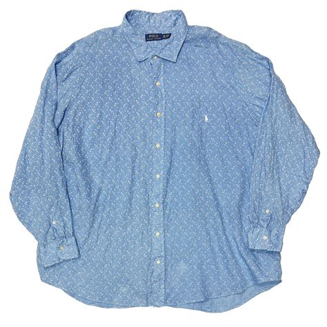 POLO RALPH LAUREN ポロ ラルフローレン LINEN L/S SHIRTS リネン ロングスリーブ シャツ 錨柄 col ...