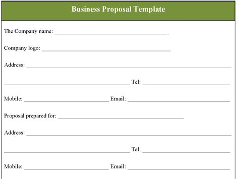 Image result for Proposal PDF Sample Format