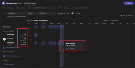 Image result for Scheduling Assistant Tab