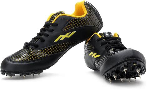 NIVIA Skylight Running Spikes For Men - Buy Yellow, Black Color NIVIA ...