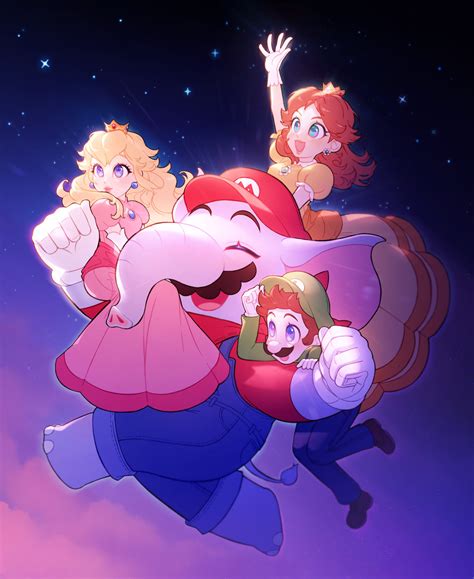 Princess Peach And Mario