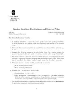 Image result for Expected Value of Random Variables