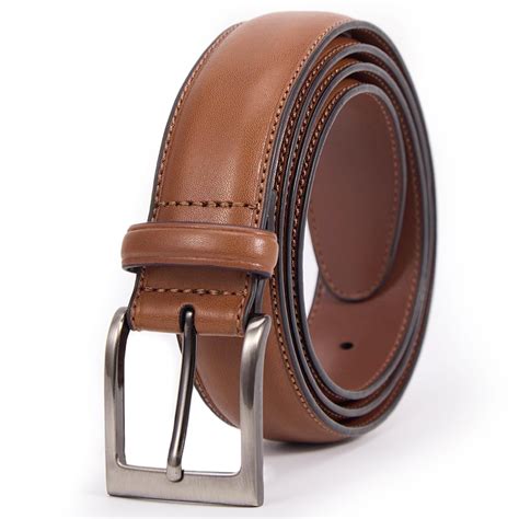 Fianmy Men's Belt, Genuine Leather Dress Belts for Men, Handmade ...