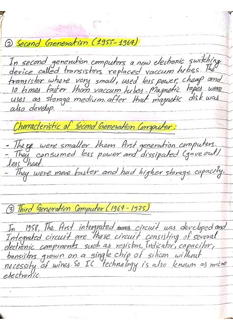 Image result for First Generation Computer Notes