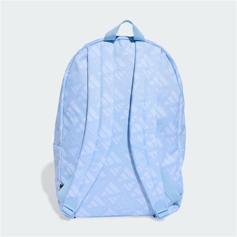 Accessories - Classic Monogram Graphic Backpack - Blue | adidas Oman