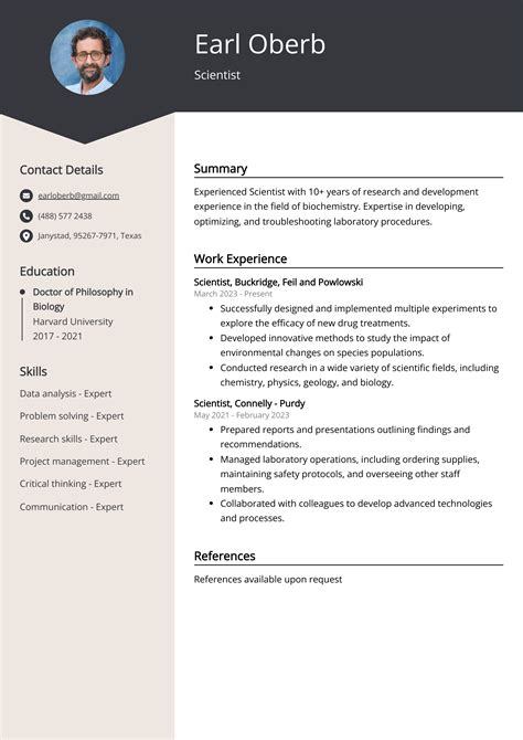 What Does A Scientific Cv Look Like - Infoupdate.org