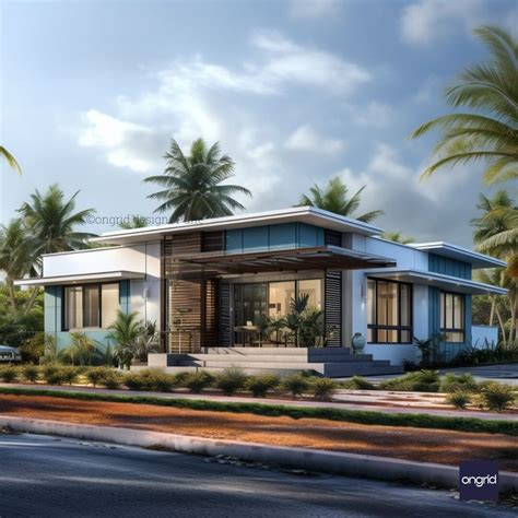 Tropical Single-Floor Home Elevation – Ongrid Design