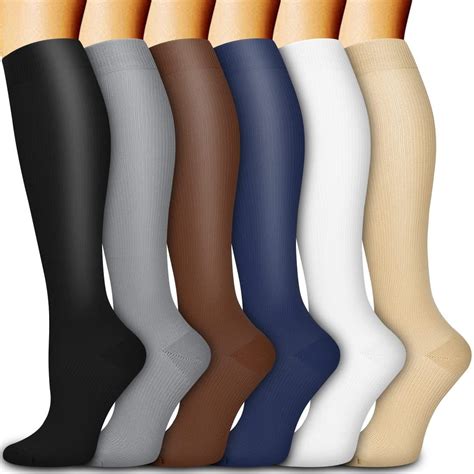 Dalrosia Compression Socks for Women & Men Circulation 15-20 mmHg is Best Support for Athletic ...