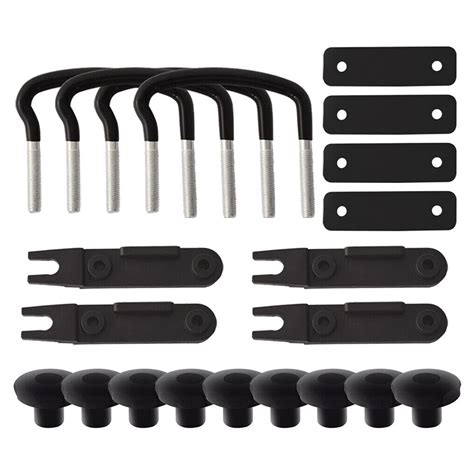 Buy 4 PCS Stainless Steel Universal Roof Box U-Bolt Clamps, Car Van ...