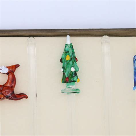 8 Mid Century Modern Christmas Art Glass Drink | Ubuy India