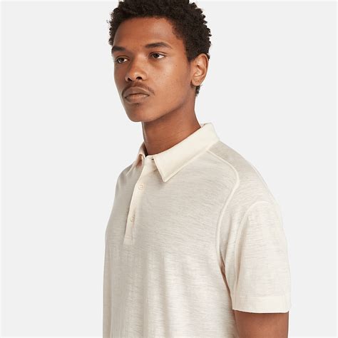 Timberland® x Icebreaker® Merino Linen Polo for Men in White