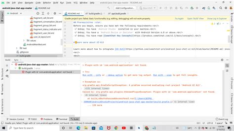 Image result for Plugin with ID Com.Android.application Not Found