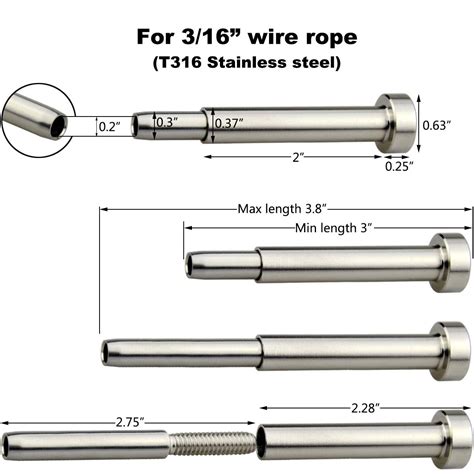 Lulultn Stainless Steel Cable Railing Hardware Kit, India | Ubuy