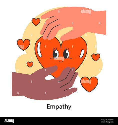 Empathy. Deep understanding of emotions, sympathy and compassion ...