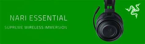 Razer Nari Essential 7.1 Surround Sound Wireless Gaming Headset - Black ...