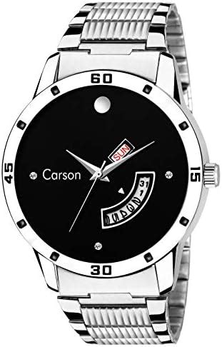 CARSON Exclusive Day and Date Display Men's Analog Wrist Watch:- CR9029 ...