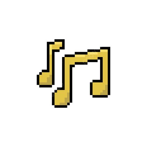 Vetor De Design De ícone De Música De Pixel Art PNG , ícone De Pixel ...