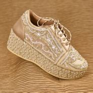 Madhuban Royal Sneakers | Peacock Handmade Wedding Shoes from India ...