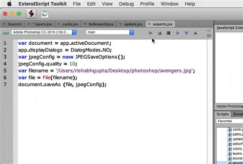 Image result for Photoshop JavaScript Examples
