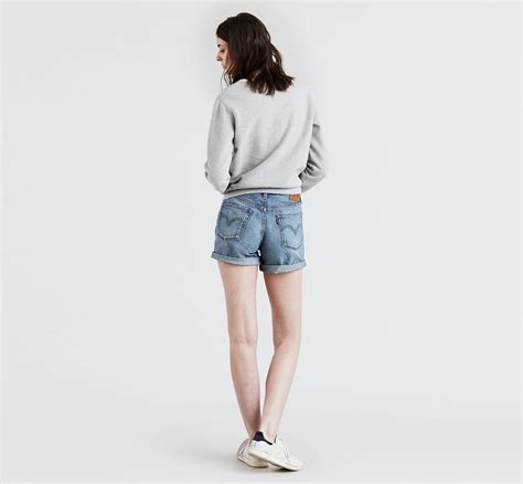501® Long Womens Shorts - Medium Wash | Levi's® US