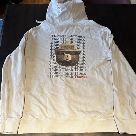 Rugged Category Smokey The Bear Sweatshirt Size: Medium - Depop