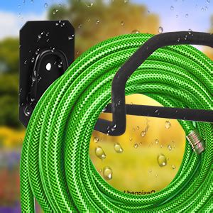 Neouth Garden Hose Holder Wall Mount - Heavy Duty Water Hose Holders ...