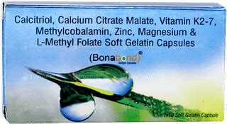 Bonabond Soft Gel Capsules 10 - Uses, Side Effects, Dosage, Price ...