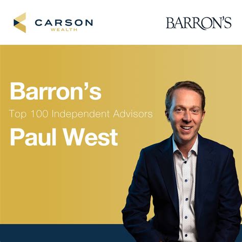 Carson Wealth on LinkedIn: Huge congratulations to Carson Wealth’s Paul ...