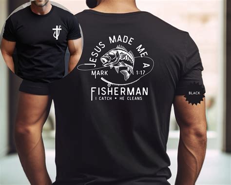 Christian Shirts for Men Christian T Shirts Fisher of Men Christian ...