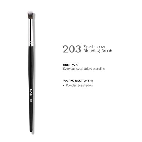 Pac Cosmetics Eyeshadow Blending Brush 203