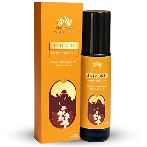 VRINDAAM Jaipore 100% Natural Ayurvedic Body Roll On with Lingering ...