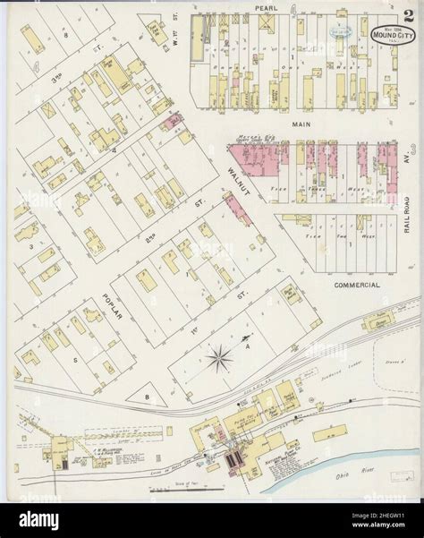 Map of mound city hi-res stock photography and images - Alamy
