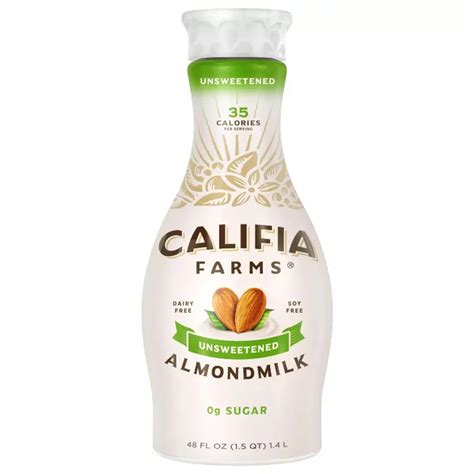 Califia Farms Unsweetened Almond Milk reviews ratings & information ...