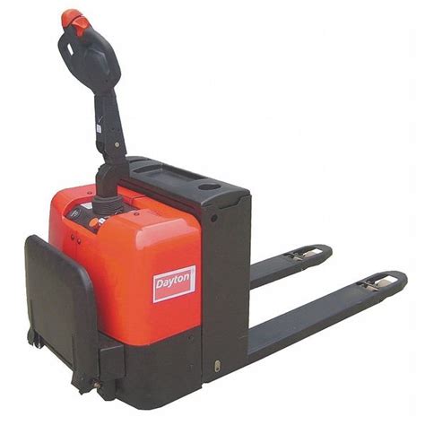 Dayton Electric Pallet Jack, Red, Steel, 24V 2LEB9 | Zoro