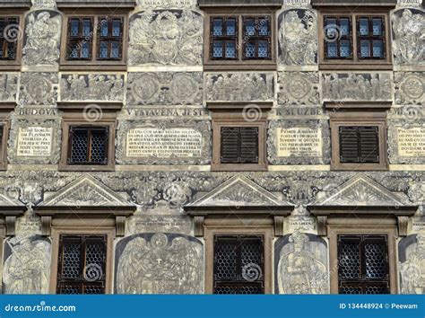 Renaissance Town Hall Plzen Pilsen Czech Republic Stock Photo - Image ...