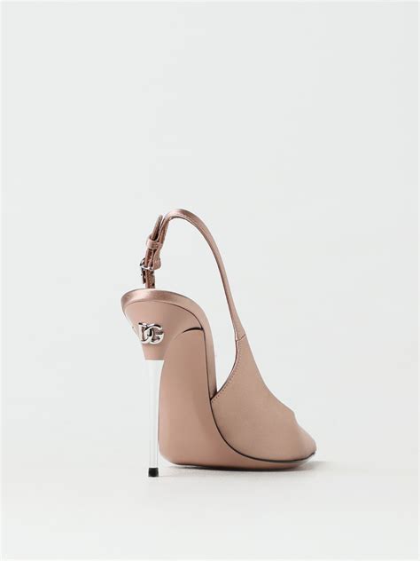 DOLCE & GABBANA: High heel shoes woman - Beige | Dolce & Gabbana high ...