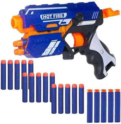 Shiv Blaze Storm Manual Soft Bullet Gun Toy with 20 Safe Soft Foam ...