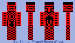 Red Robot Minecraft Skin 的图像结果