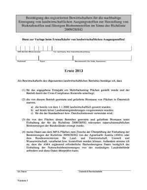 Ausfüllbar Online ama !Best tigung des Bewirtschafters Version 1 2012 ...
