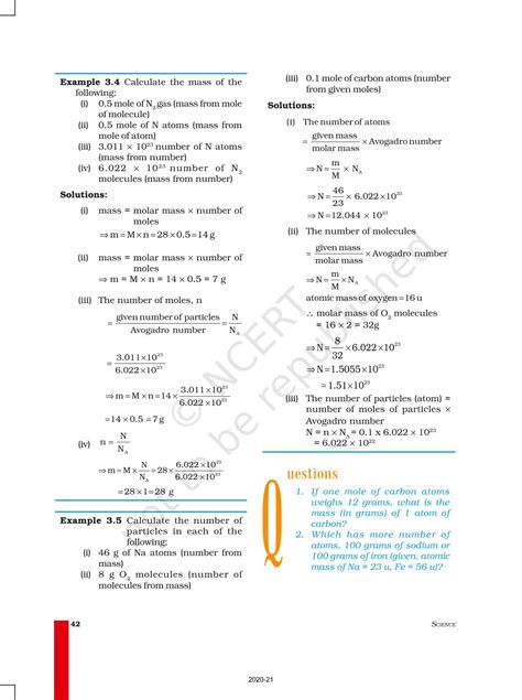 Atoms And Molecules - NCERT Book of Class 9 Science
