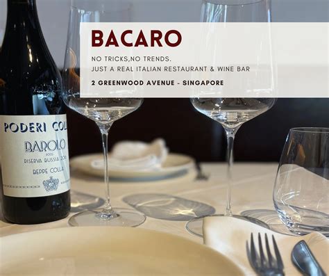Best Italian Restaurant in Singapore - Bacaro