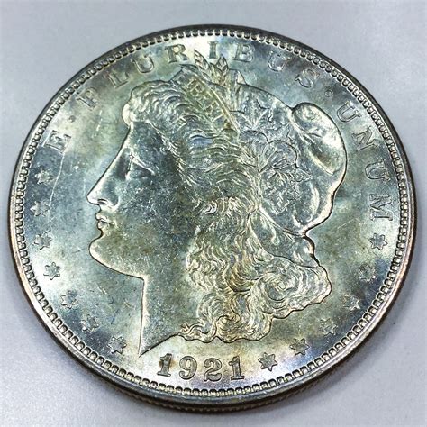 1921-S Uncirculated Morgan Silver Dollar Beautiful Coin | Property Room