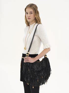 Chloé Petit Sac Hobo Bracelet Bag En Cuir Frangé | Chloé FR