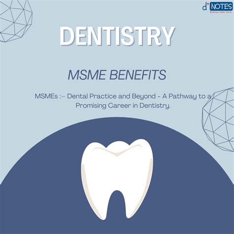 MSMEs :– Dental Practice and Beyond - A Pathway to a Promising Career ...