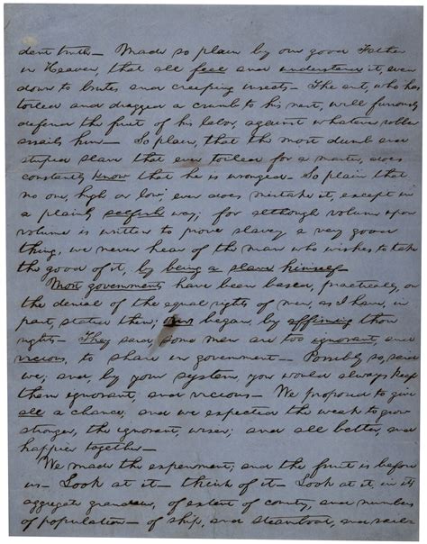 Abraham Lincoln Speech About Slavery