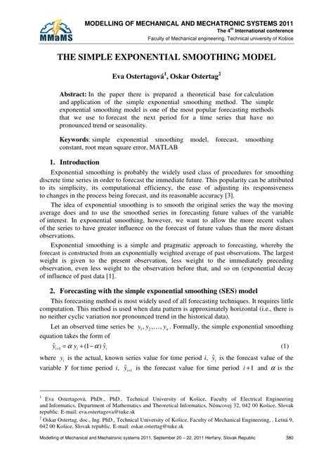 Code to Implement Simple Exponential Smoothing 的图像结果